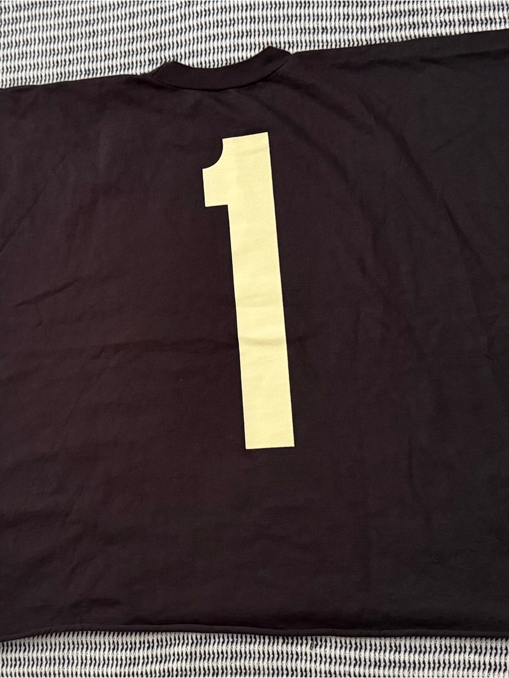 Kanye West Vultures Black Short Sleeve Tee with  '1' Graphic